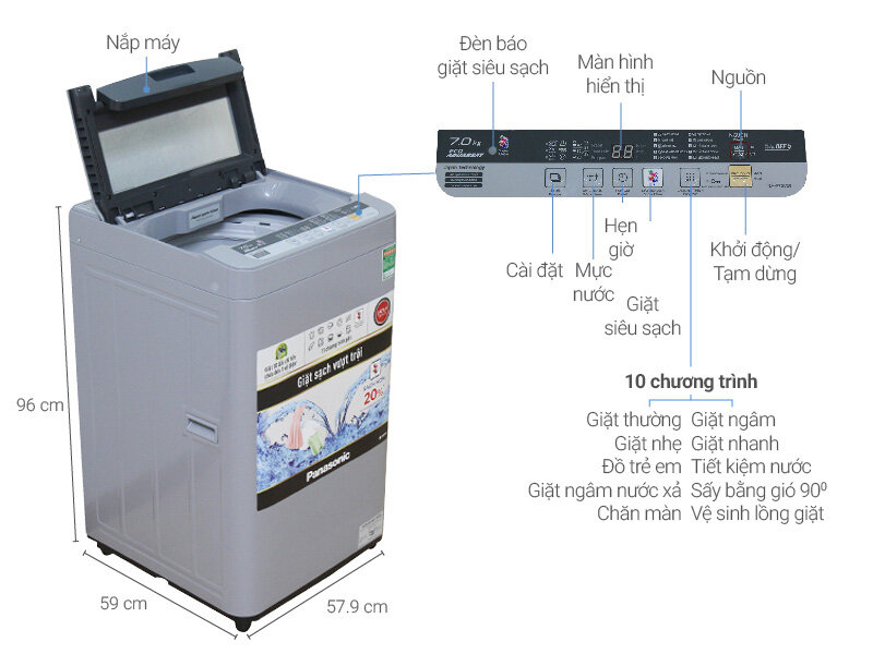 Panasonic NA-F70VS9GRV