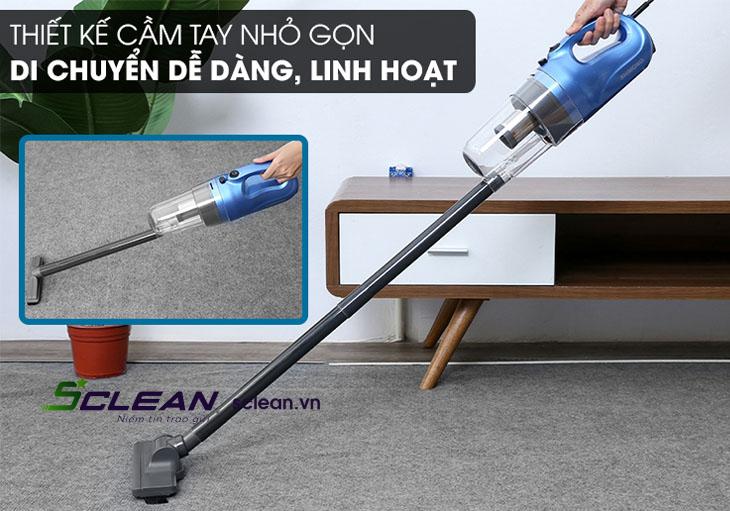 Thiết kế của máy nhỏ gọn