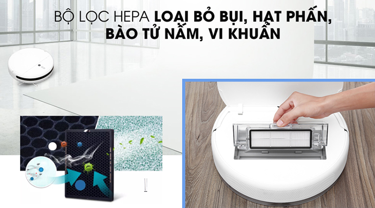 Bộ lọc HEPA của robot hút bụi