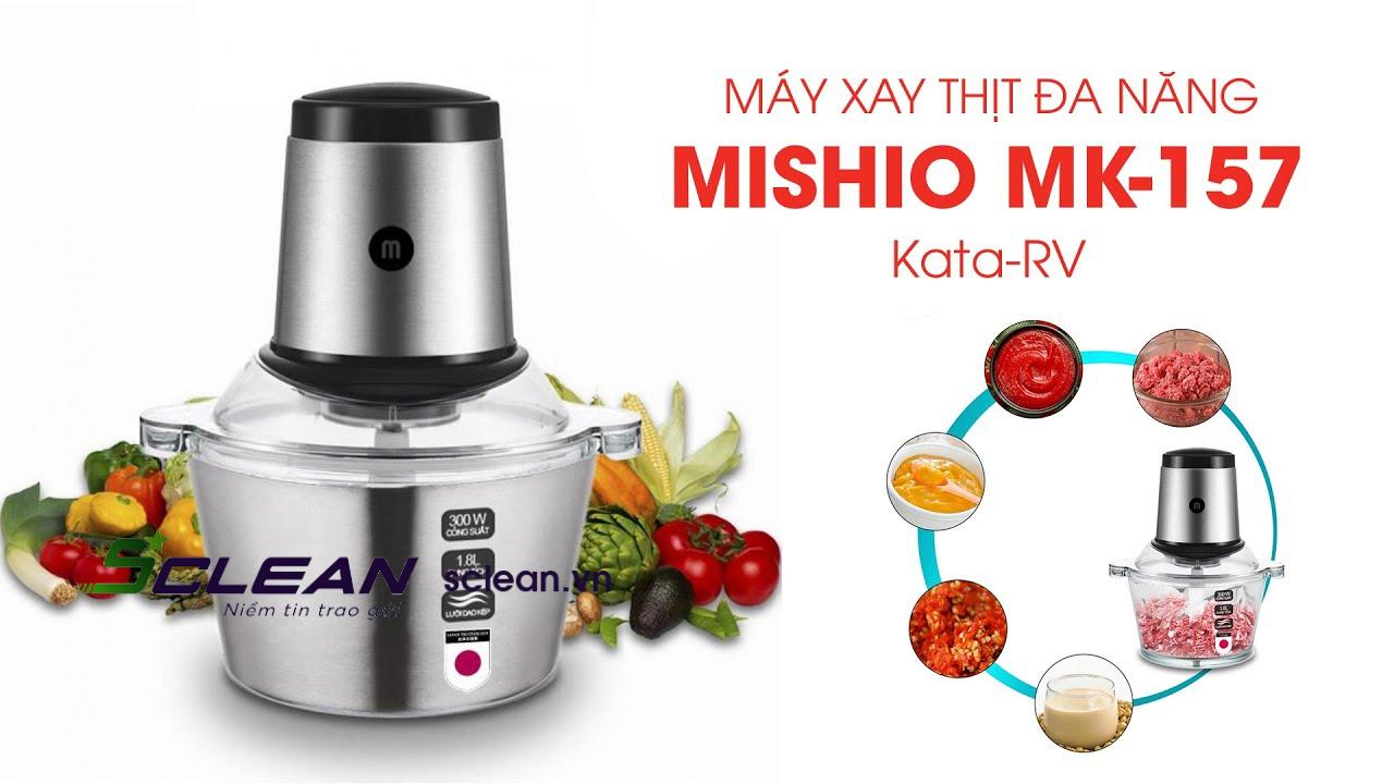 Máy xay thịt đa năng Mishio MK 157 [ CỐI INOX ] - KataRV - YouTube