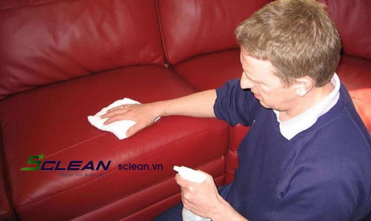 Vệ sinh sofa chất liệu da