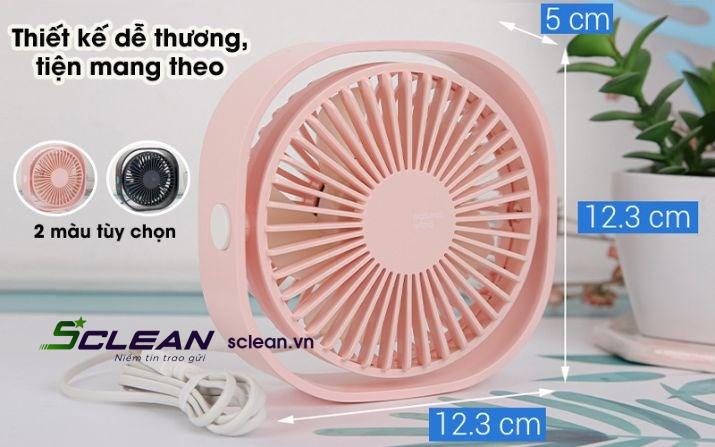 Lồng quạt xoay thuận tiện điều chỉnh hướng gió