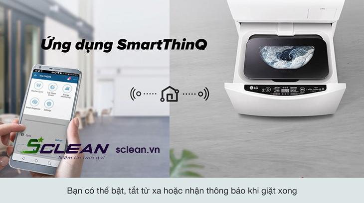 Máy giặt mini có công nghệ kết nối điện thoại