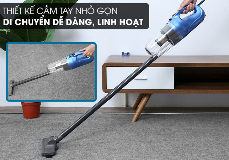 Thiết kế của máy nhỏ gọn