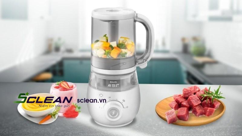 Review máy xay hấp SCF875.02 Philips Avent để làm cà rốt bí đỏ xay cho bé