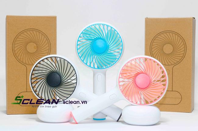 review top 5 quạt mini cầm tay chính hãng, nhỏ gọn, tiện lợi