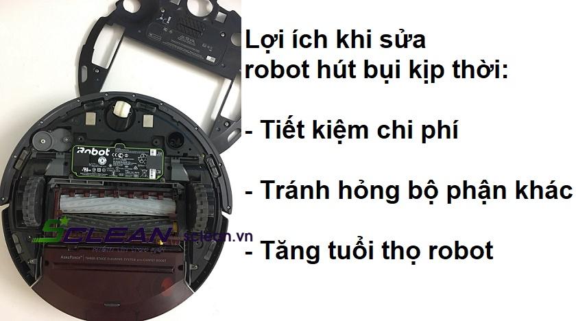 Lợi ích của việc sửa chữa Robot hút bụi kịp thời