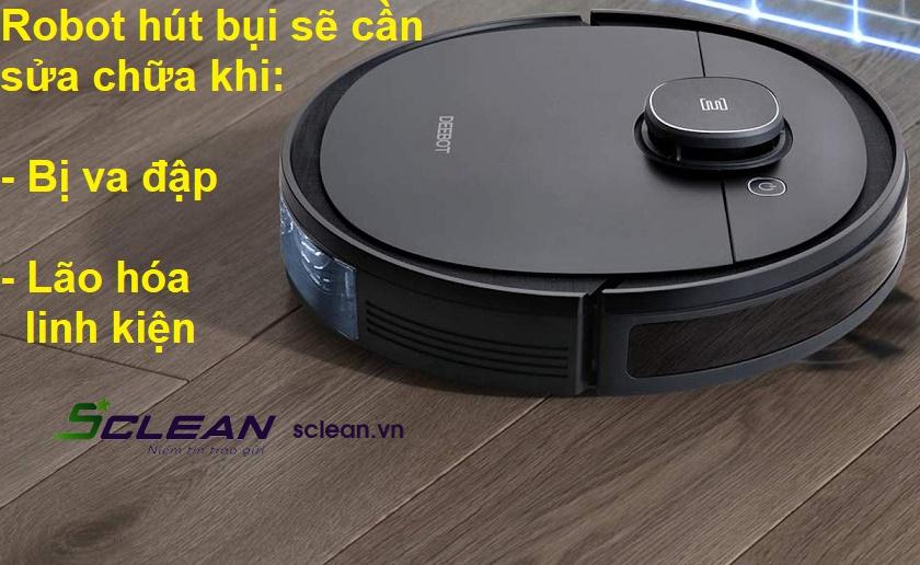 Những vấn đề nào khiến phải sửa robot hút bụi