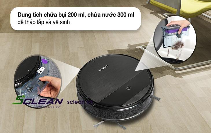 Dung tích hộp chứa bụi, chứa nước