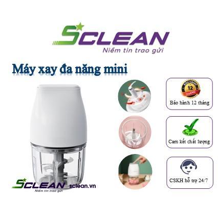 Máy xay tỏi ớt thịt mini Máy xay ăn dặm cho bé đa năng Cối thủy