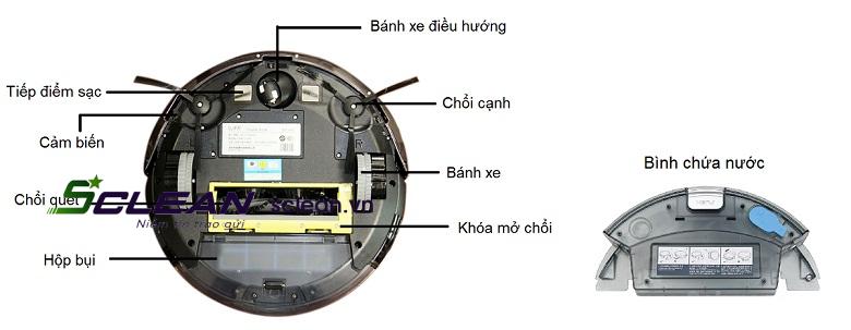 Cấu tạo phần thân Robot hút bụi